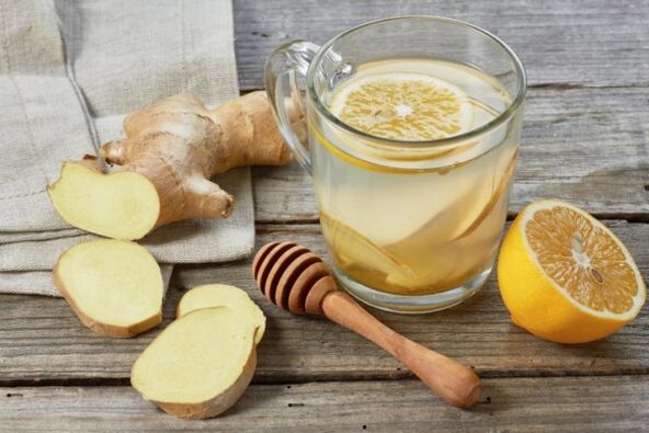 El jugo de limón y jengibre es una bebida saludable para los hombres